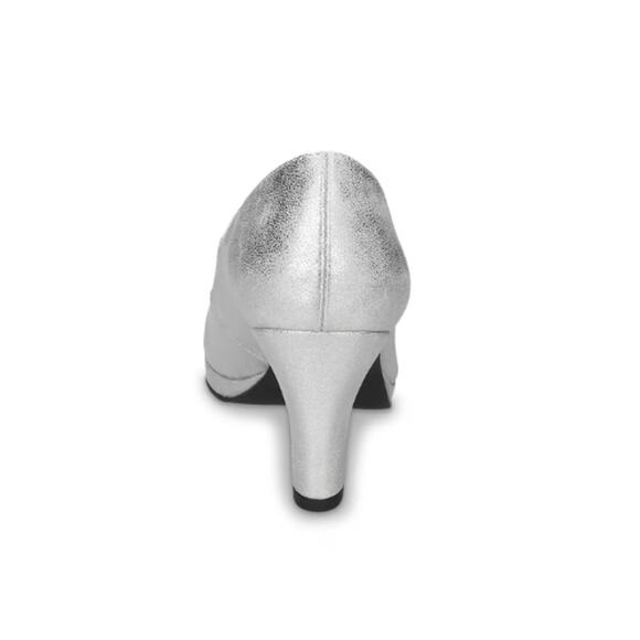 Easy Street Zest Mary Jane Pump in Silver New in Box Size 7.5 - Picture 3 of 6